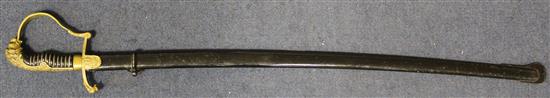 A Third Reich army officers sword, overall 35.75in.